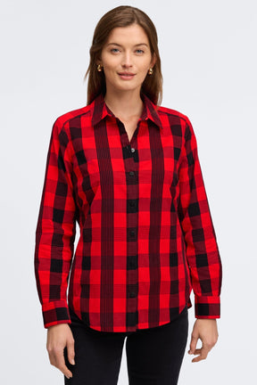 Haven Buffalo Check Corduroy Long Sleeve Shirt