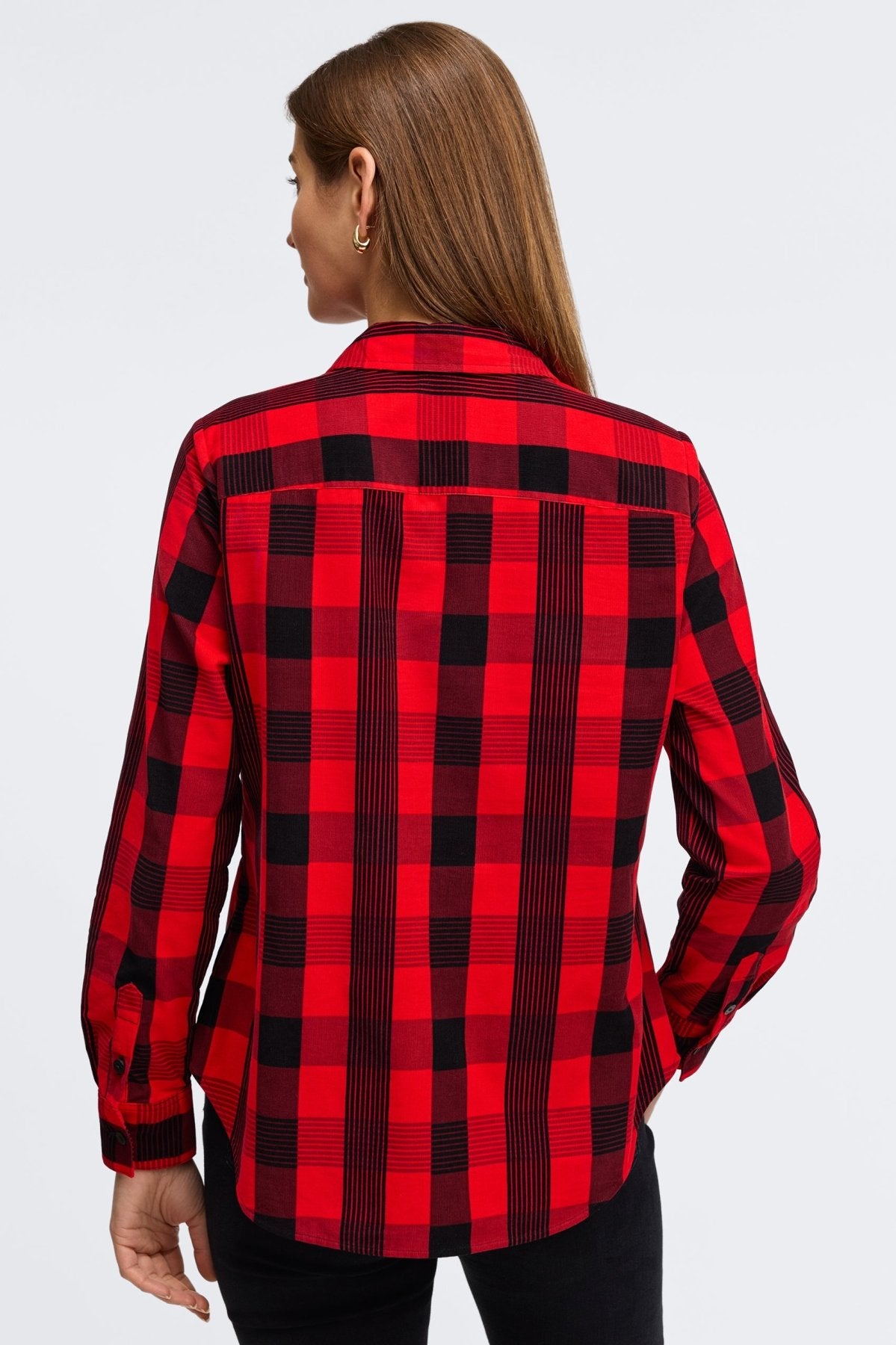 Haven Buffalo Check Corduroy Long Sleeve Shirt