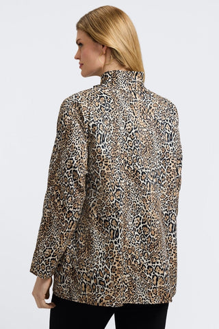 Carolina Plus Playful Animal Long Sleeve Shirt Jacket