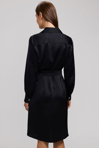 Valentina Beyond Silk Long Sleeve Dress