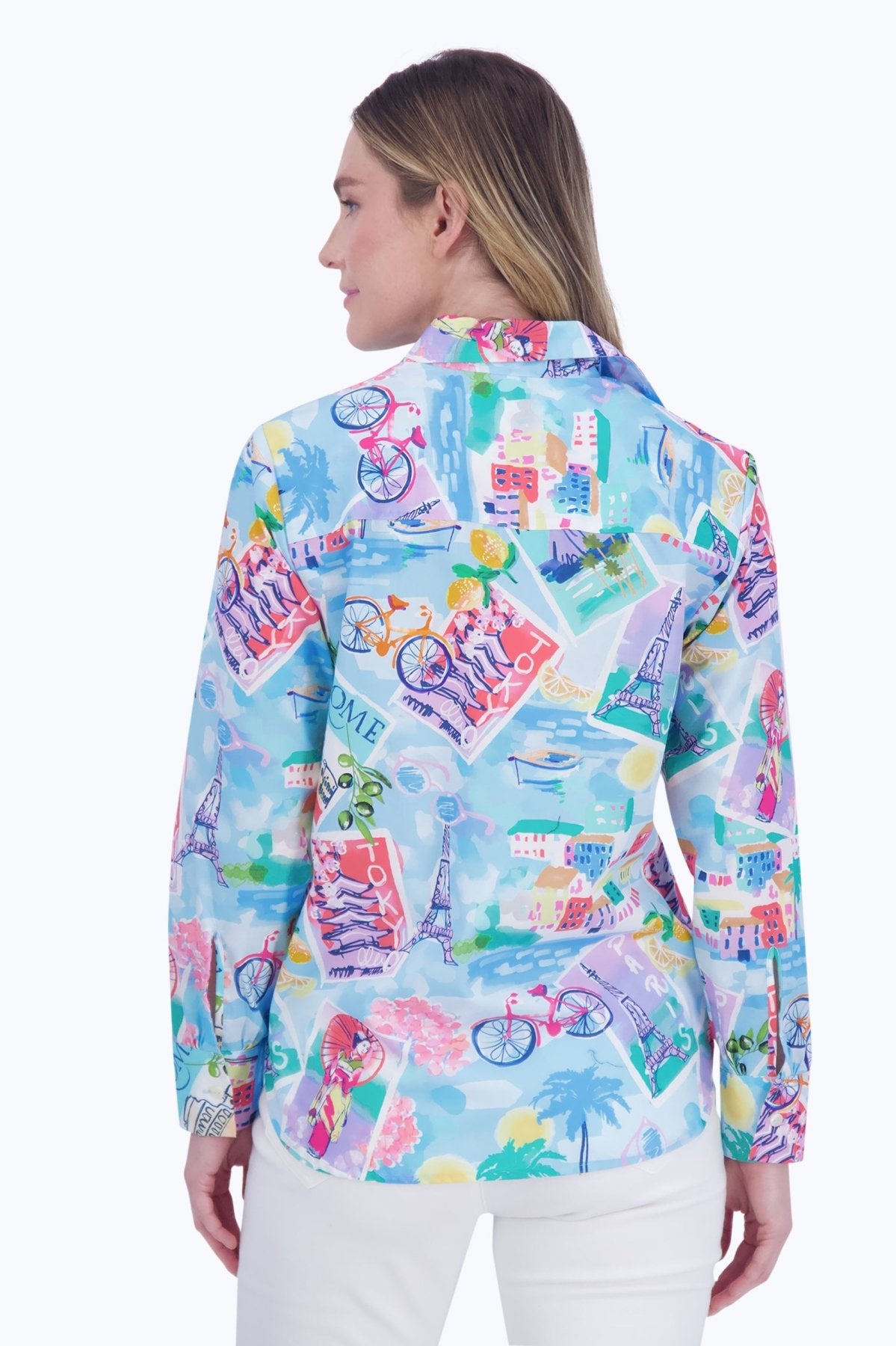 Meghan Travel Conversational Long Sleeve Shirt