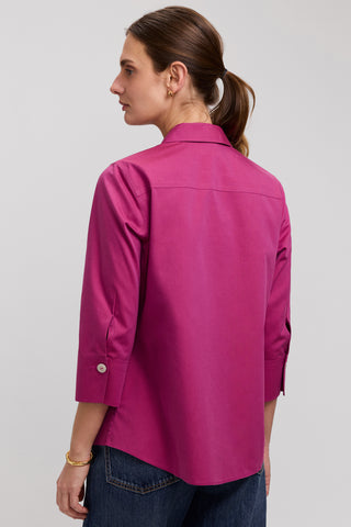 Paityn No Iron Pinpoint 3/4 Sleeve Shirt