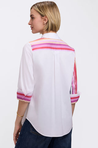 Charlie Variegated Stripe 3/4 Sleeve Shirt
