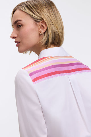 Charlie Variegated Stripe 3/4 Sleeve Shirt