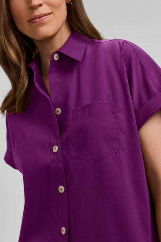Abigail No Iron Stretch Short Sleeve Shirt