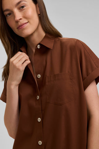 Abigail No Iron Stretch Short Sleeve Shirt