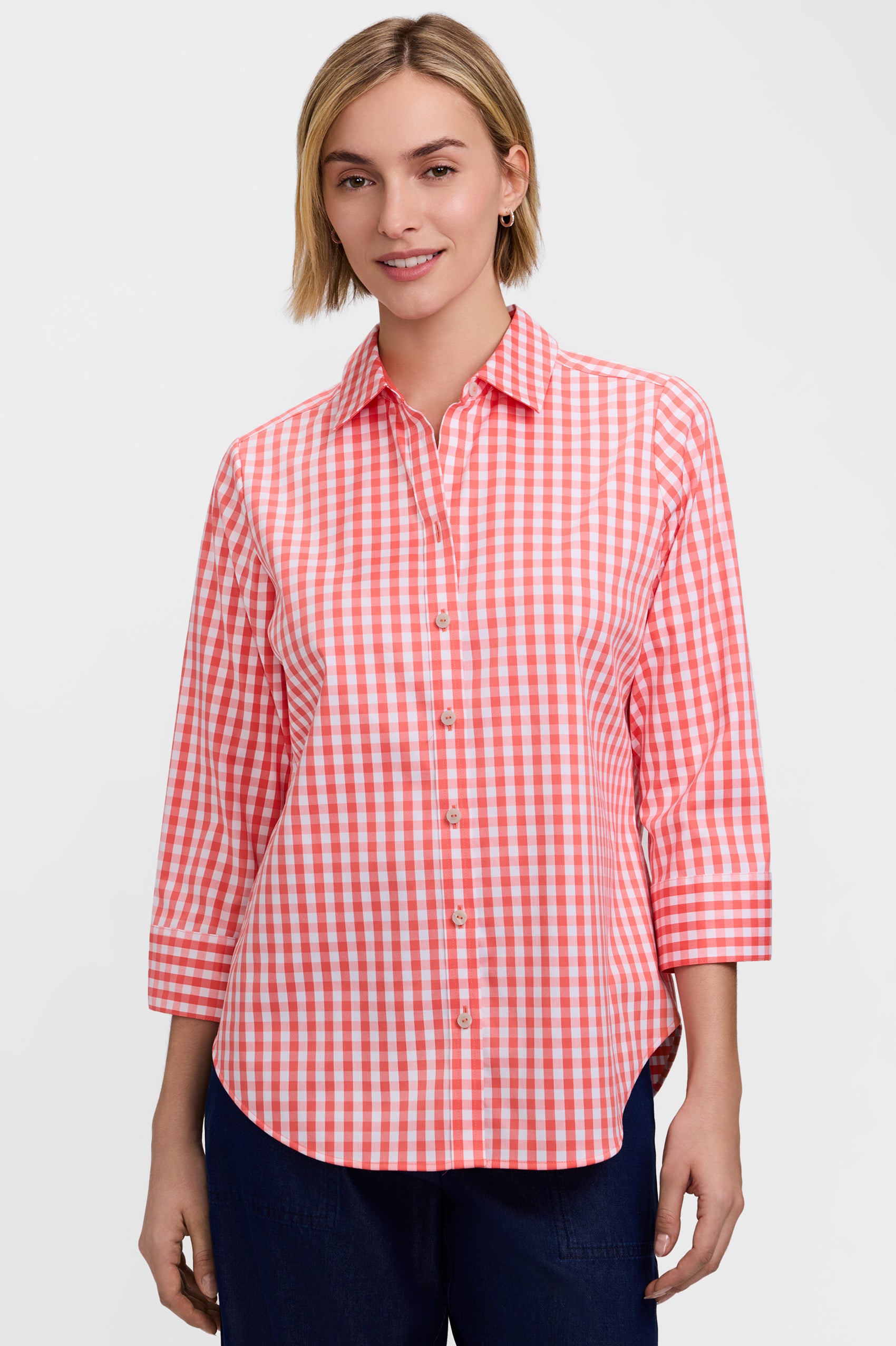 #color_georgia peach/white gingham