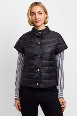 Greenwich Gold Short Sleeve Puffer