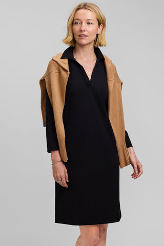 Talia Knit Crepe 3/4 Sleeve Dress