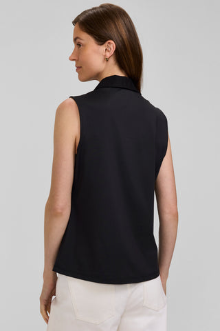 Ricki Knit-Woven Sleeveless Layering Tank