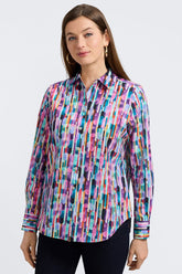Margie Multicolor Prism Long Sleeve Shirt