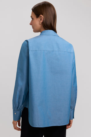 Meghan No Iron Pinpoint Long Sleeve Shirt