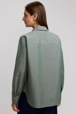 Meghan No Iron Pinpoint Long Sleeve Shirt