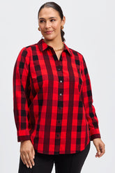 Haven Plus Buffalo Check Corduroy Long Sleeve Shirt