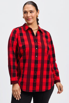 Haven Plus Buffalo Check Corduroy Long Sleeve Shirt
