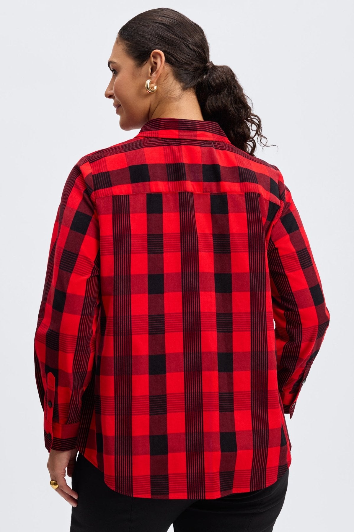 Haven Plus Buffalo Check Corduroy Long Sleeve Shirt