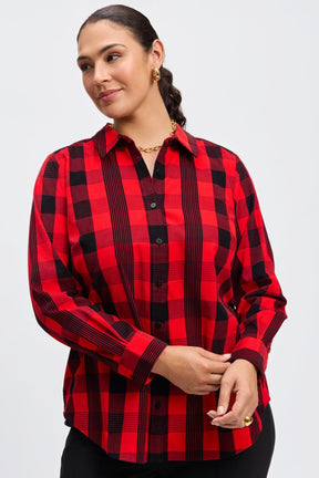Haven Plus Buffalo Check Corduroy Long Sleeve Shirt