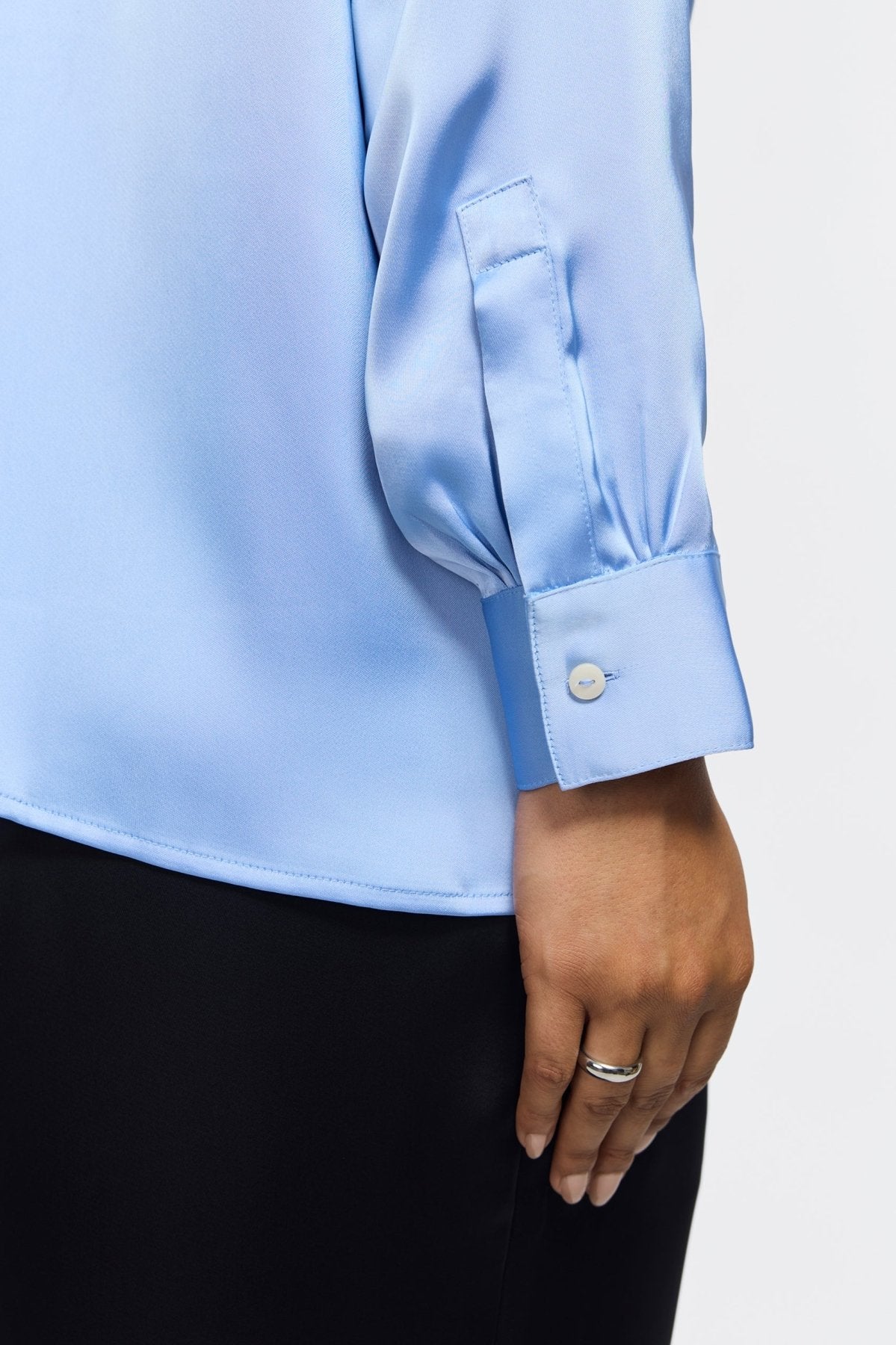Bianca Plus Beyond Silk Long Sleeve Shirt