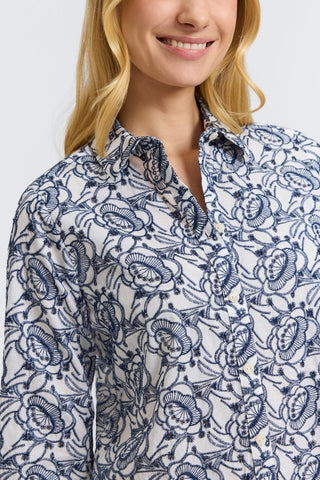 #color_white floral allover eyelet