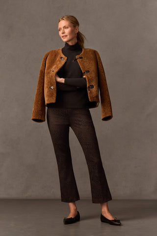Animal Print Bootcut Pant