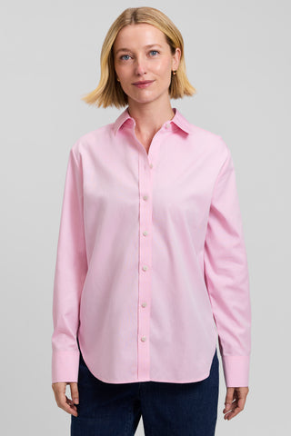 Meghan No Iron Pinpoint Long Sleeve Shirt