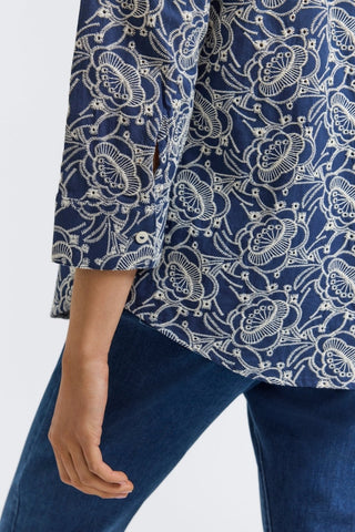 #color_navy floral allover eyelet