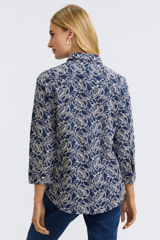 #color_navy floral allover eyelet