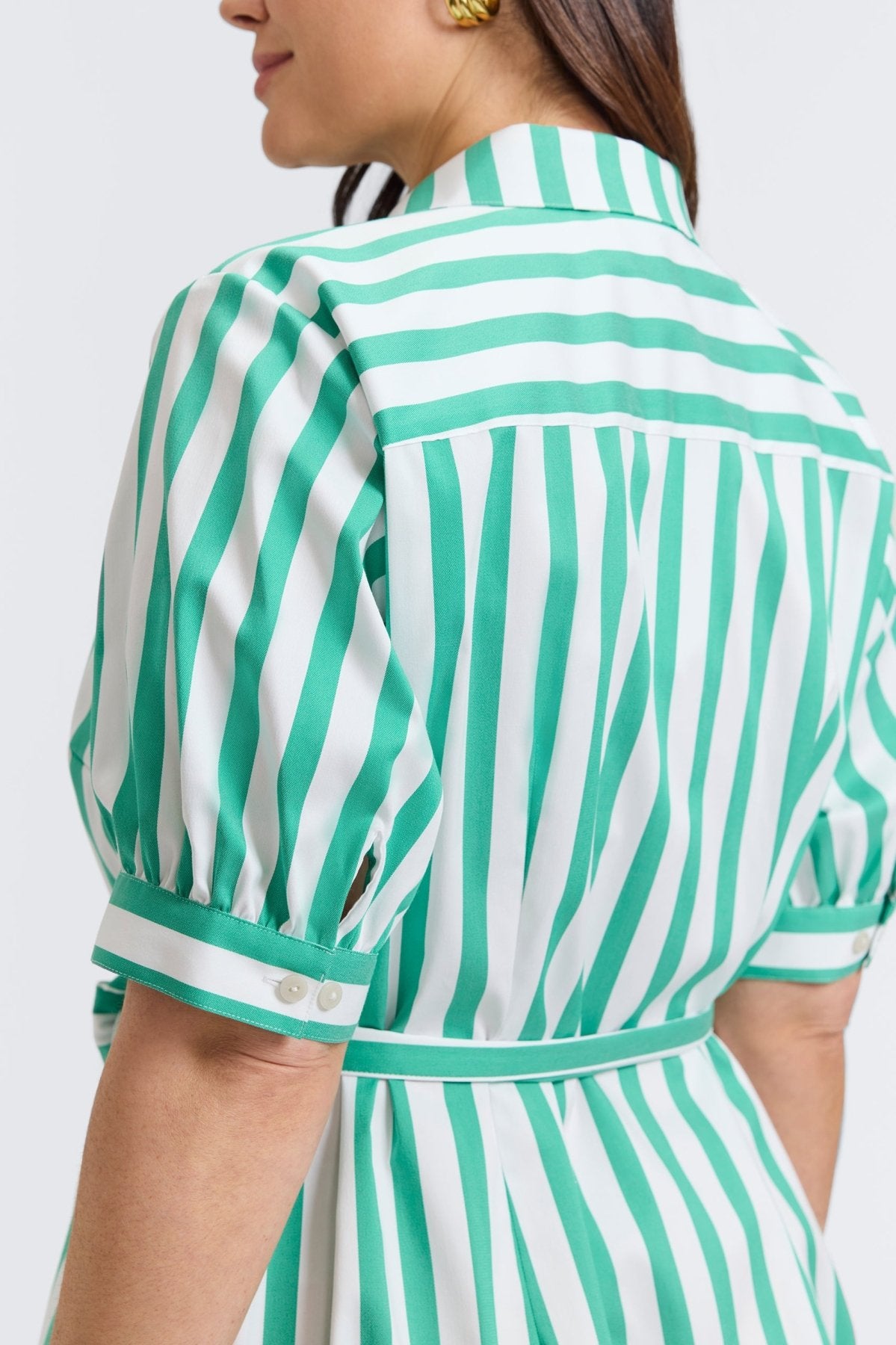 #color_kelly green springtime stripe