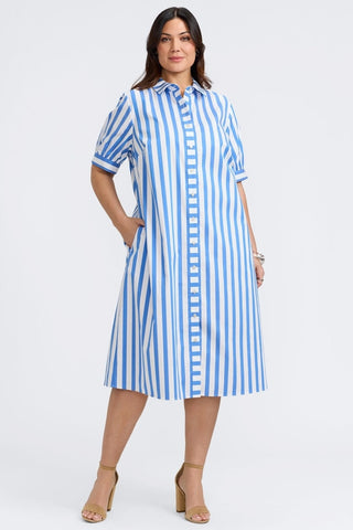 #color_cobalt blue springtime stripe