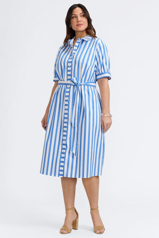 #color_cobalt blue springtime stripe