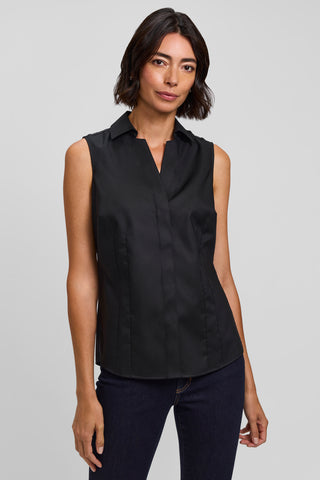 Taylor Knit-Woven Sleeveless Tank