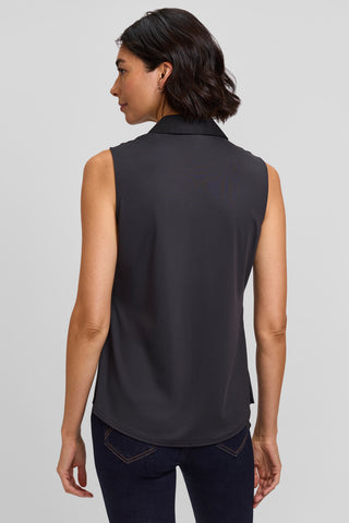 Taylor Knit-Woven Sleeveless Tank