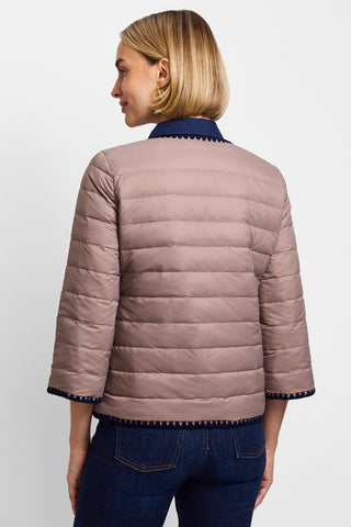 Delray Reversible 3/4 Sleeve Puffer