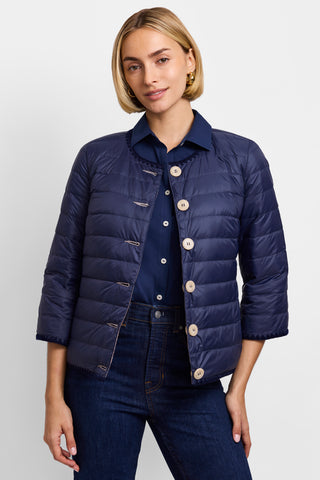 Delray Reversible 3/4 Sleeve Puffer