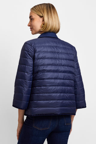 Delray Reversible 3/4 Sleeve Puffer