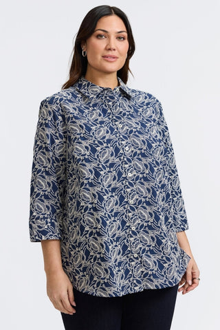#color_navy floral allover eyelet