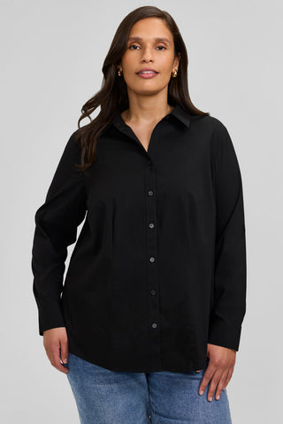 June Plus No Iron Stretch Long Sleeve Shirt