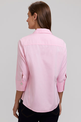 Paityn No Iron Pinpoint 3/4 Sleeve Shirt