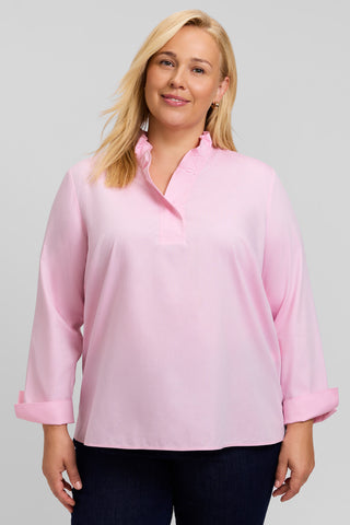 Tammy Plus No Iron Pinpoint Long Sleeve Popover Shirt