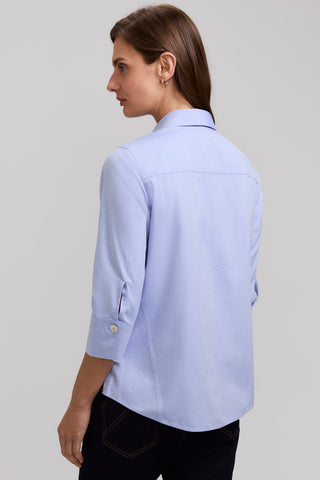 Paityn No Iron Pinpoint 3/4 Sleeve Shirt