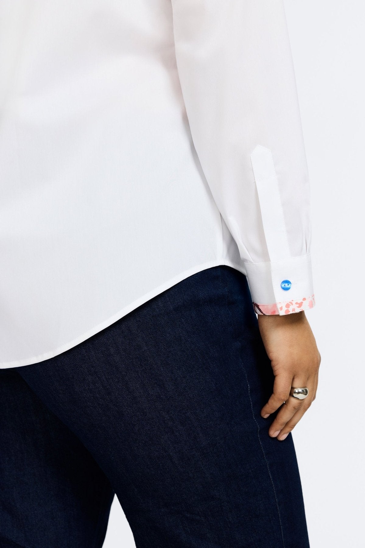 Charlie Plus No Iron Stretch Springtime Collage Long Sleeve Shirt