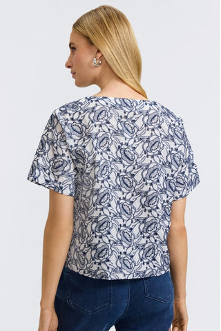 #color_white floral allover eyelet