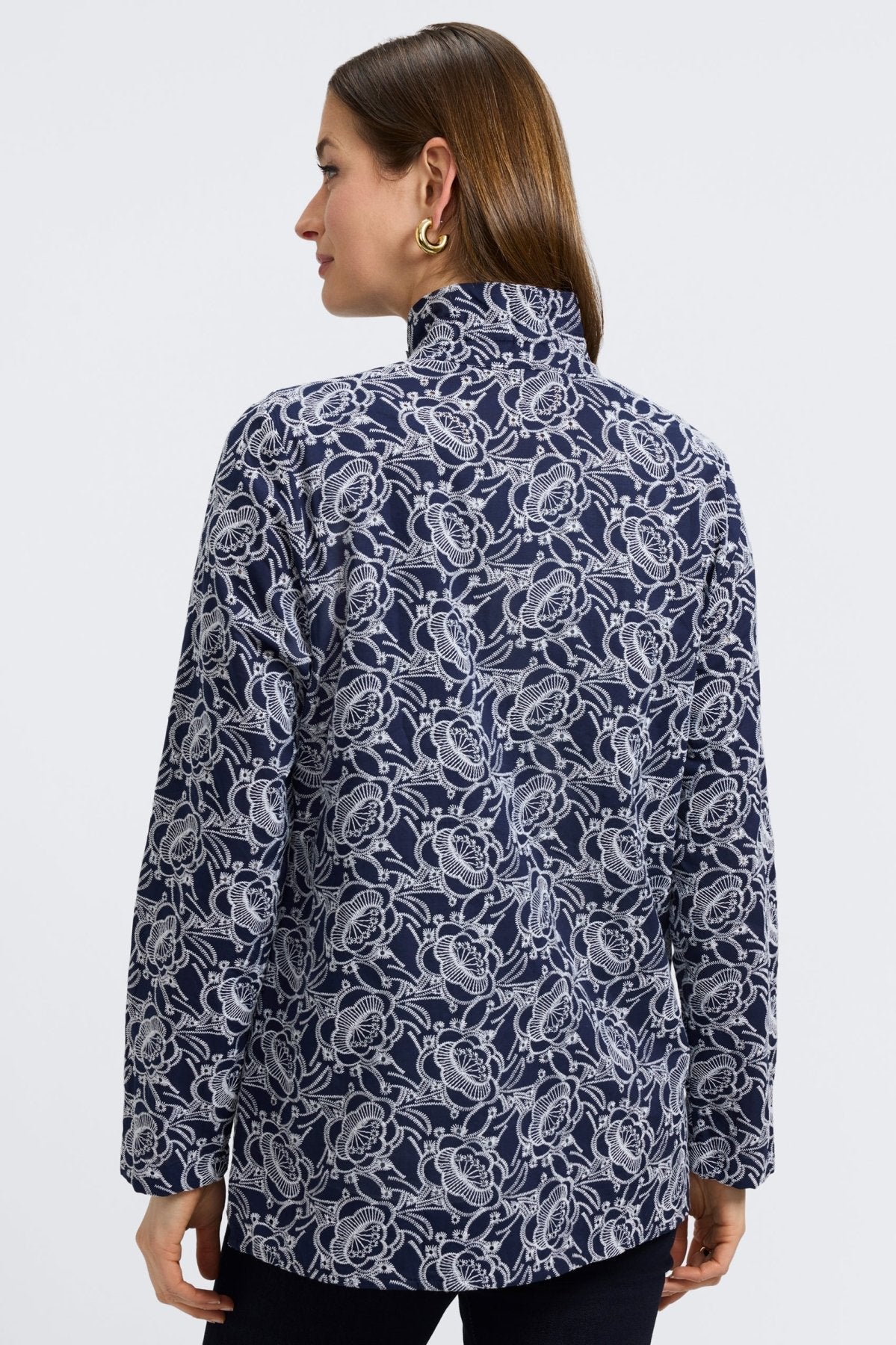 #color_navy floral allover eyelet