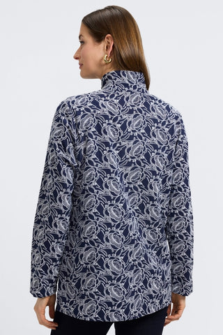 #color_navy floral allover eyelet