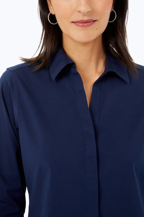 Kylie No Iron Stretch Long Sleeve Shirt
