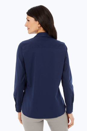 Kylie No Iron Stretch Long Sleeve Shirt