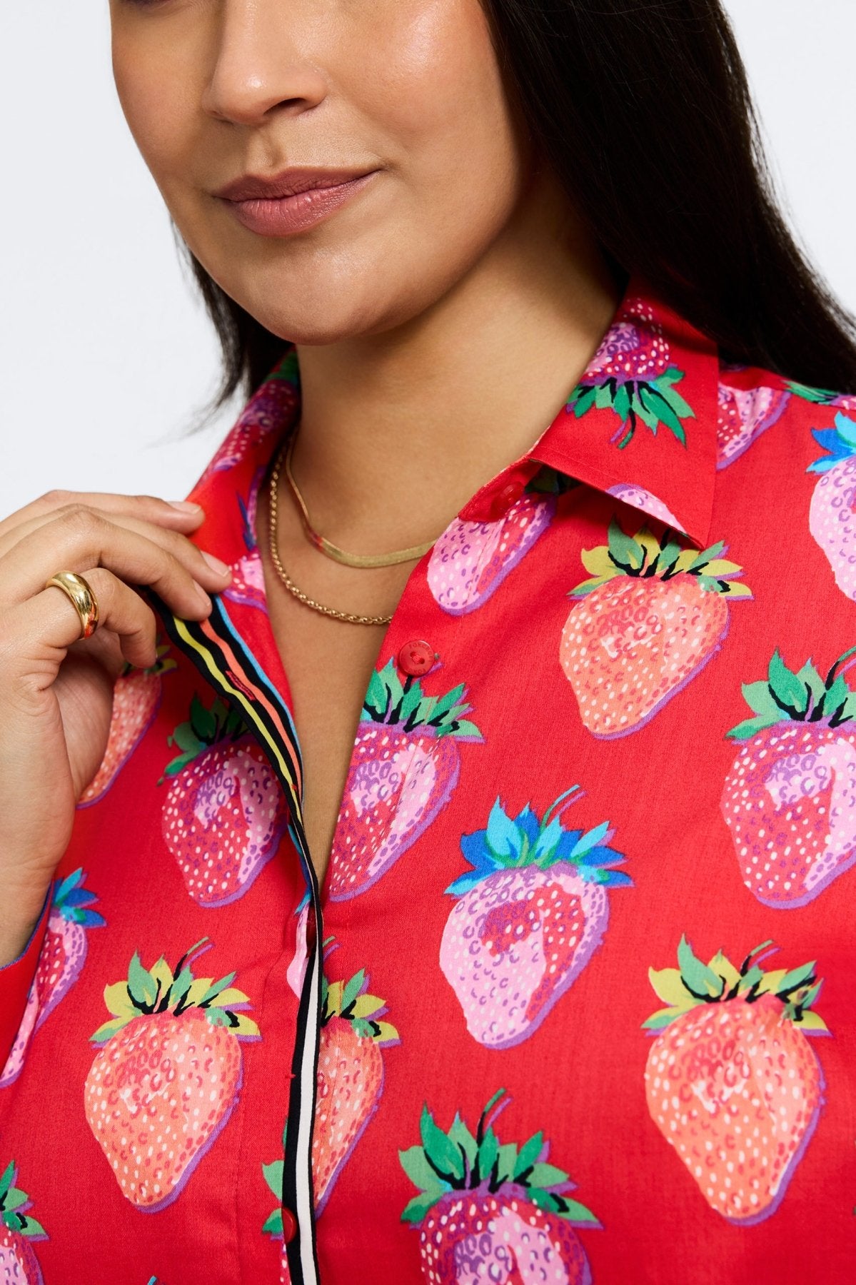 Charlie Plus Strawberry Delight Long Sleeve Shirt