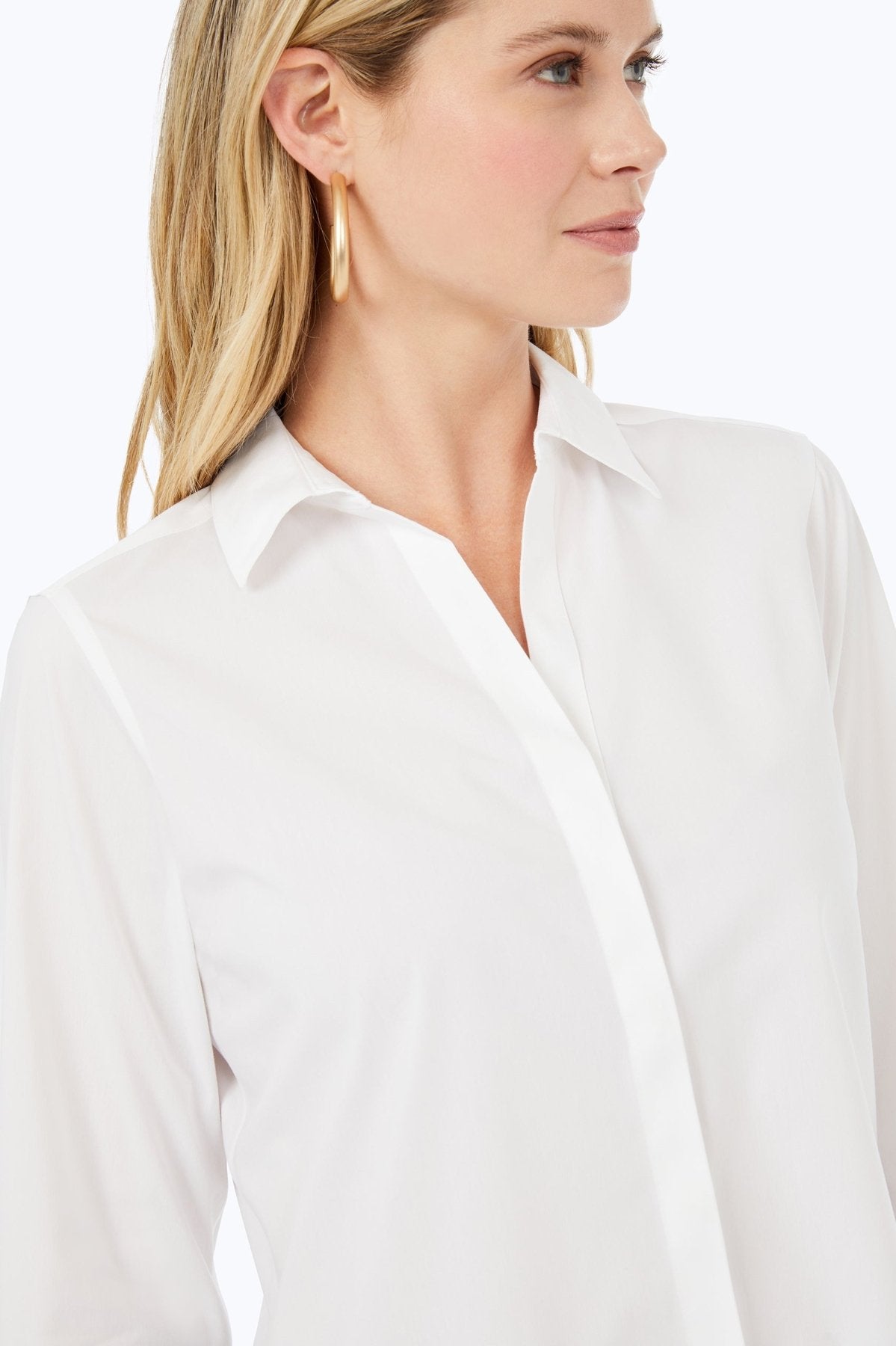 Kylie No Iron Stretch Long Sleeve Shirt