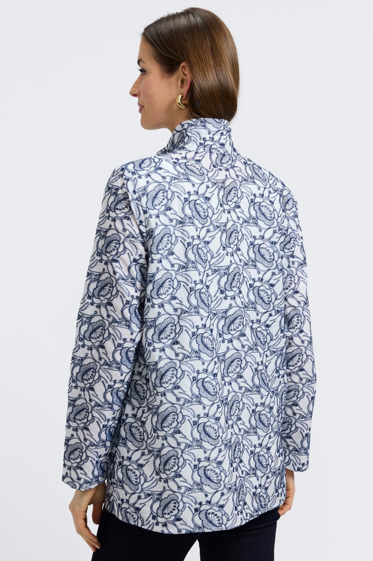 #color_white floral allover eyelet