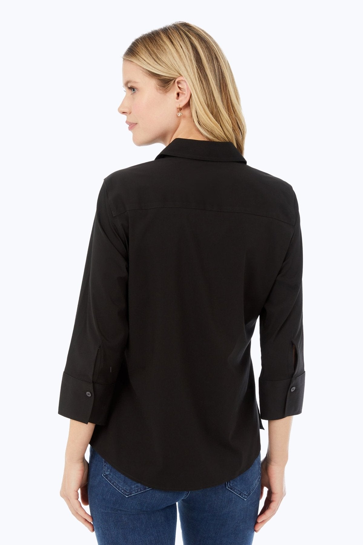 Mary No Iron Stretch 3/4 Sleeve Shirt
